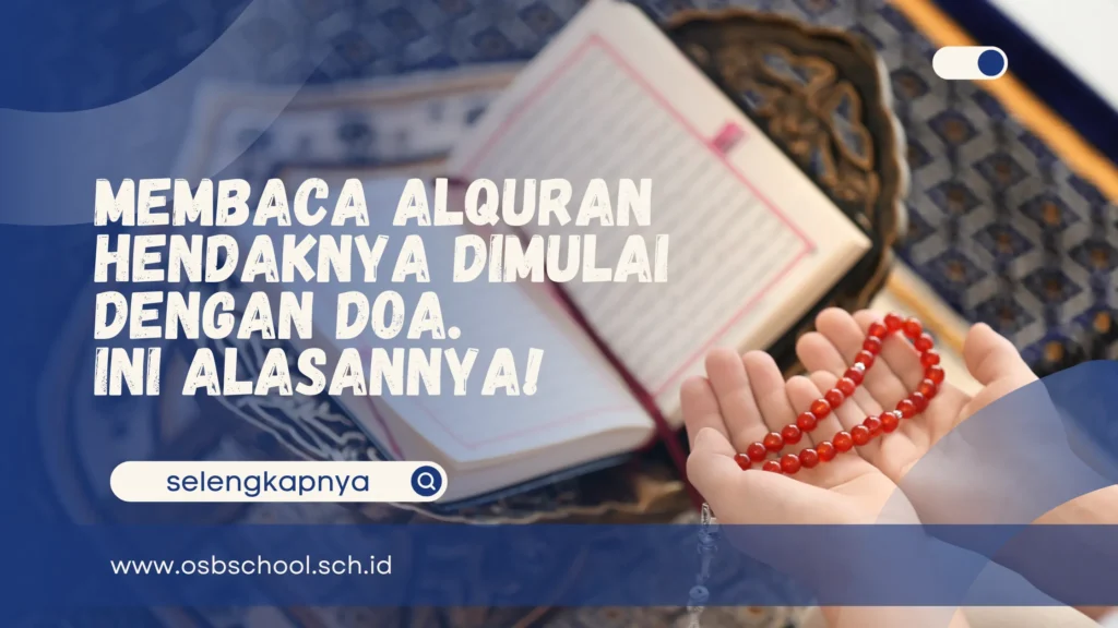 Membaca Alquran Hendaknya Dimulai Dengan