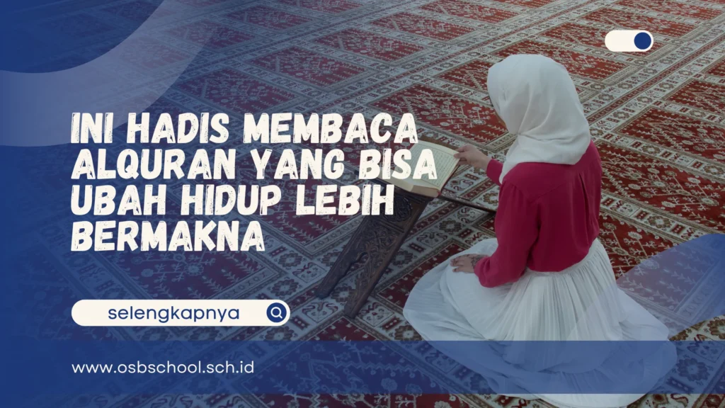 hadis membaca alquran