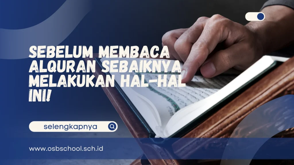 Sebelum membaca Alquran