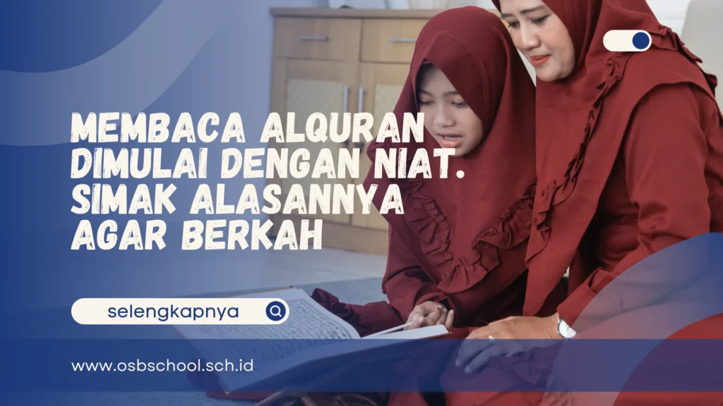 membaca alquran dimulai dengan 