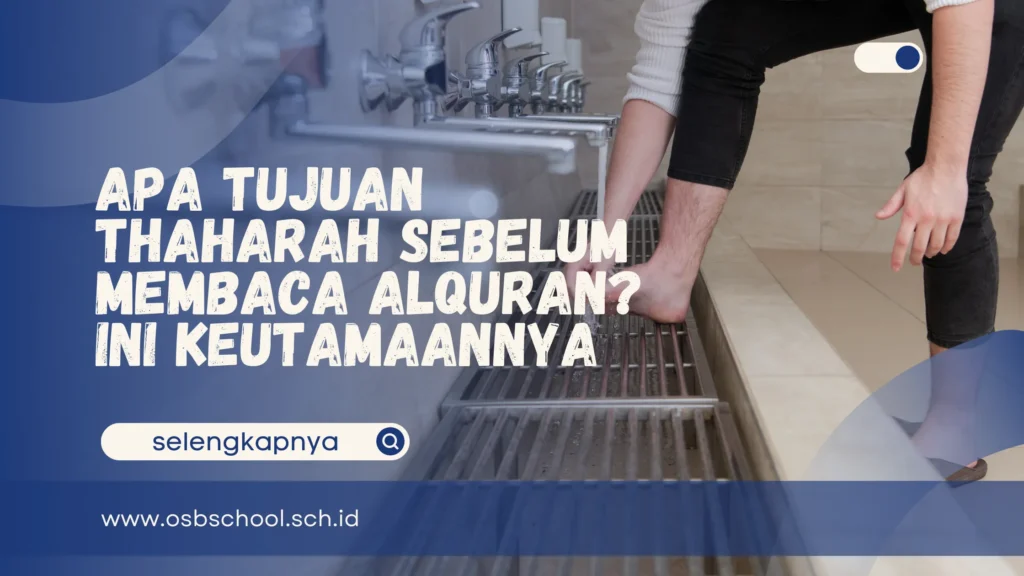 apa tujuan thaharah sebelum membaca alquran