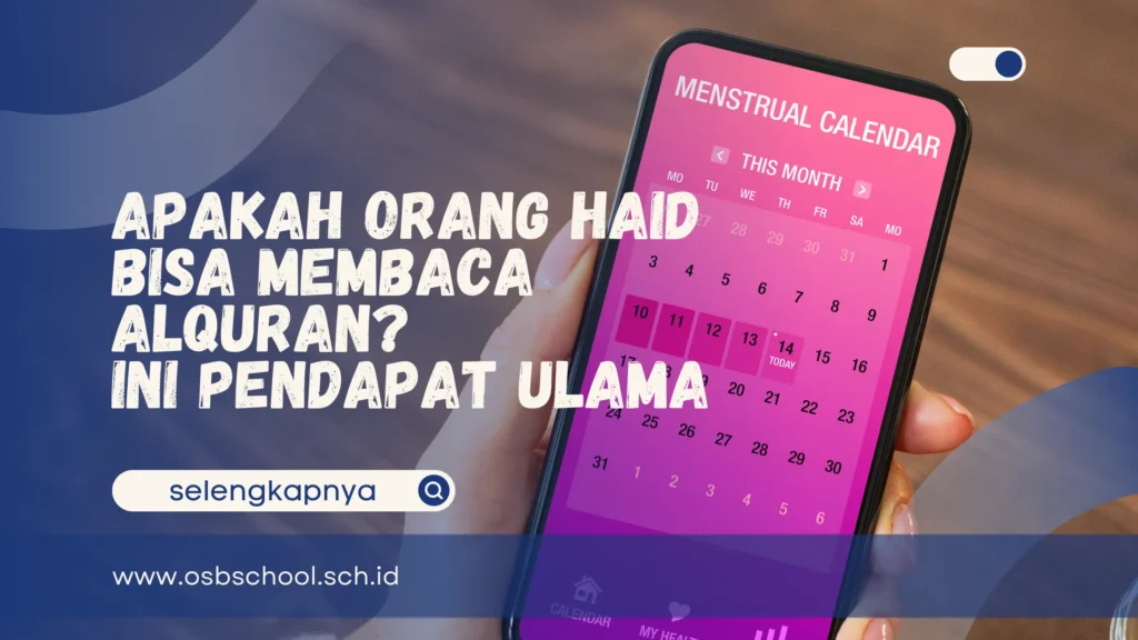 apakah orang haid bisa membaca alquran
