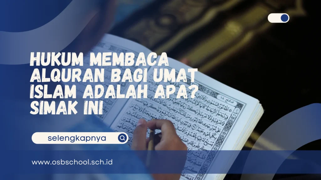 hukum membaca alquran bagi umat islam adalah