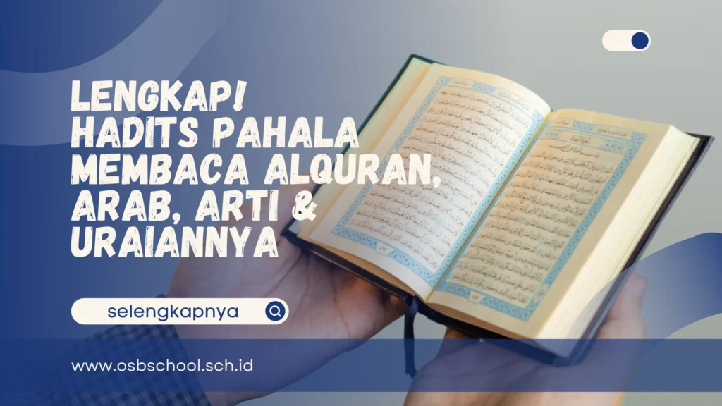 hadits pahala membaca alquran