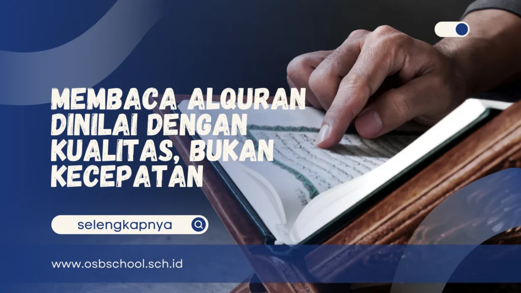 membaca alquran dinilai dengan