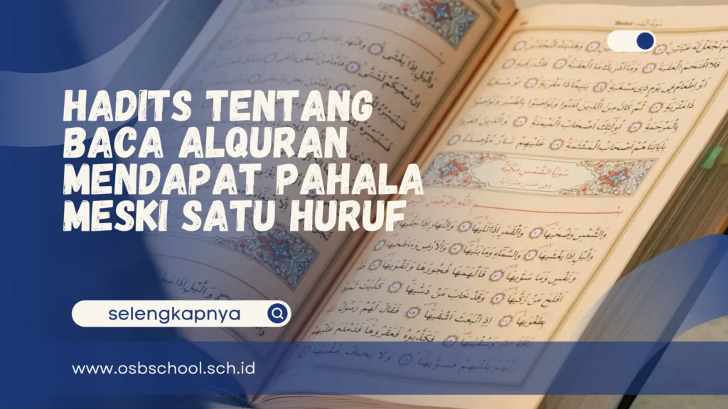hadits tentang baca alquran