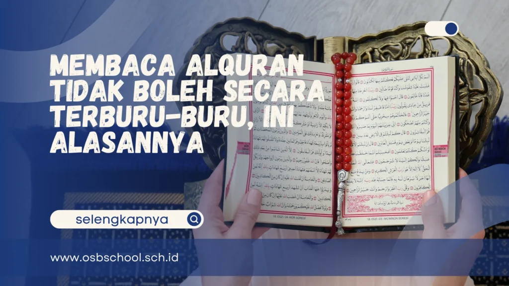 membaca alquran tidak boleh secara