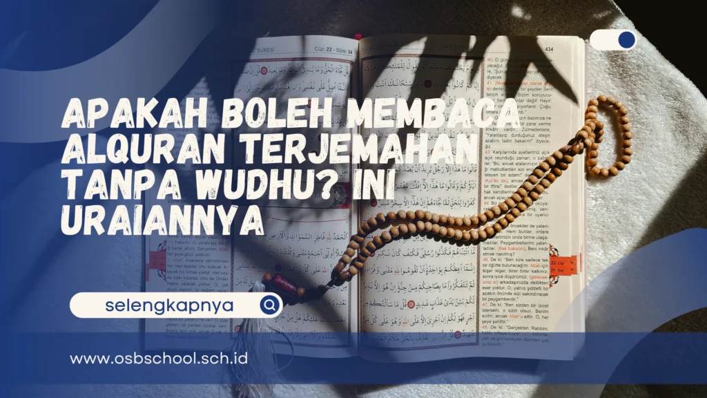 apakah boleh membaca alquran terjemahan tanpa wudhu