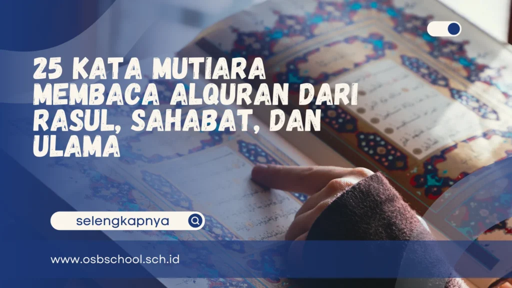 kata mutiara membaca alquran