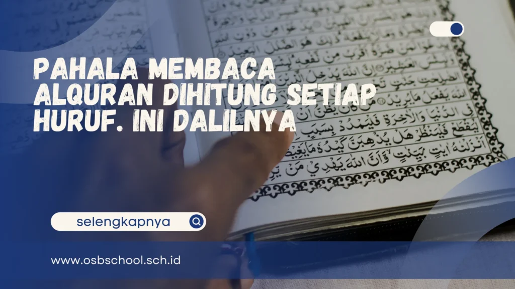 pahala membaca alquran dihitung setiap