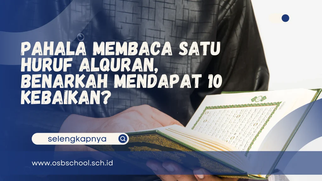 pahala membaca satu huruf alquran